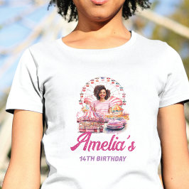 Camiseta Parque de diversiones personalizado Afroamericano