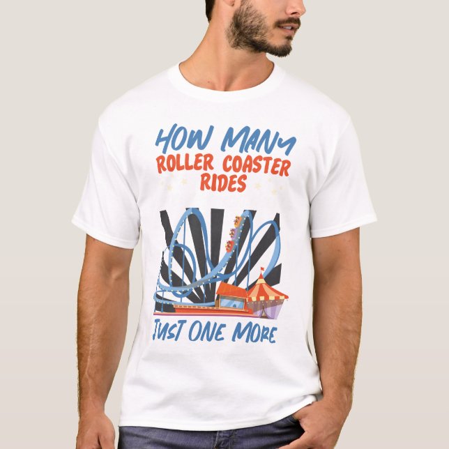 Camiseta Parque de diversiones Roller Coaster (Anverso)