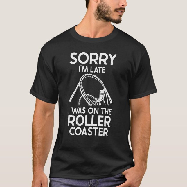 Camiseta Parque de diversiones Roller Coaster 5 (Anverso)