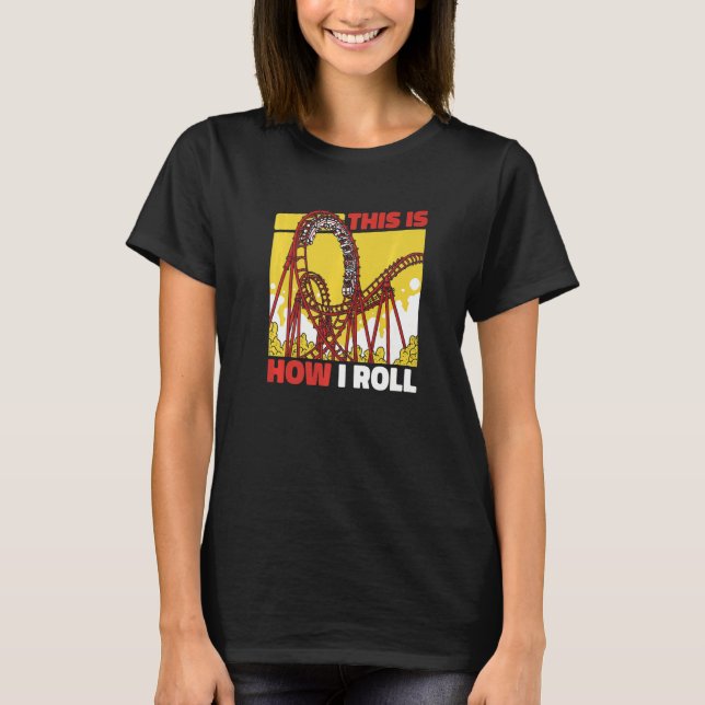 Camiseta Parque de diversiones Roller Coaster Coasters (Anverso)