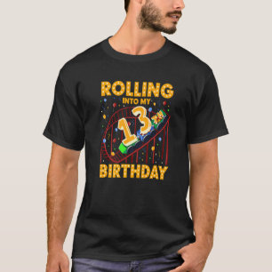 Camiseta Parque de diversiones Rollercoaster 13.º Cumpleaño
