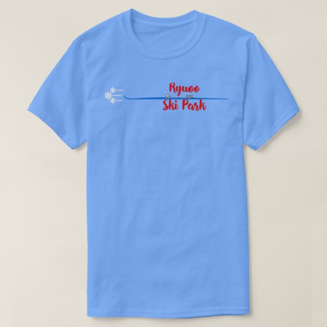 Camiseta Parque de esquí Ryuoo (Diseño del anverso)