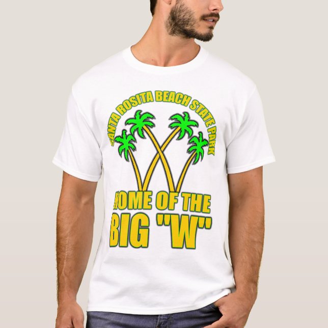 Camiseta Parque de estado de la playa de Santa Rosita (Anverso)
