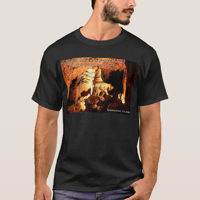 Camiseta PARQUE de ESTADO de las CAVERNAS de la FLORIDA - (Anverso)