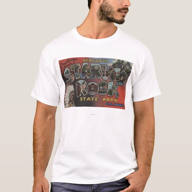Camiseta Parque de estado hambriento de la roca - escenas (Anverso)