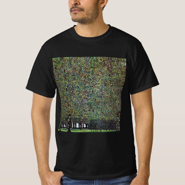 Camiseta Parque de Gustav Klimt, Art Nouveau vintage (Anverso)