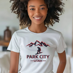 Camiseta Parque de la ciudad de Utah snowboard