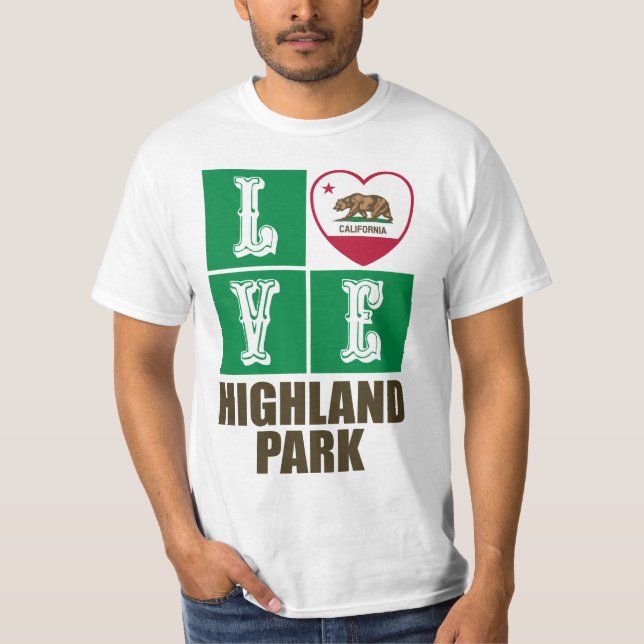 Camiseta Parque de la cordillera de la bandera del estado d (Anverso)
