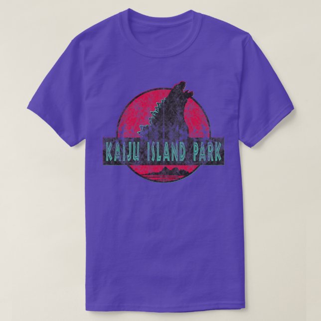 Camiseta Parque de la isla de Kaiju con problemas (Diseño del anverso)