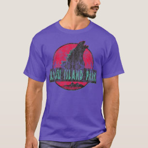 Camiseta Parque de la isla de Kaiju con problemas