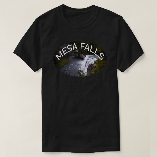 Camiseta Parque de la Isla de las Cataratas Mesa Idaho (Diseño del anverso)