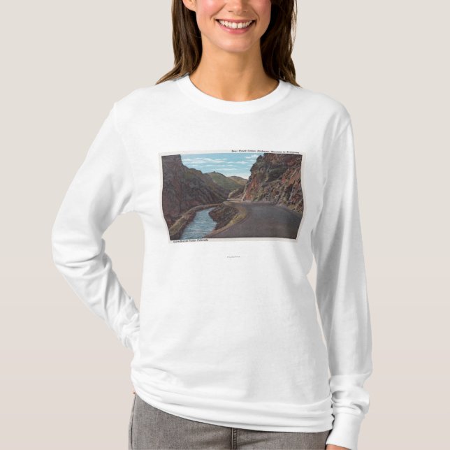 Camiseta Parque de la montaña de Denver, CO - barranco de (Anverso)