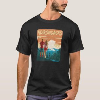Camiseta Parque de las Montañas Adirondack Pareja Senderism