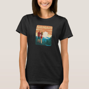 Camiseta Parque de las Montañas Adirondack Pareja Senderism