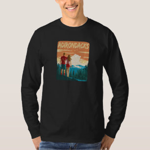 Camiseta Parque de las Montañas Adirondack Pareja Senderism