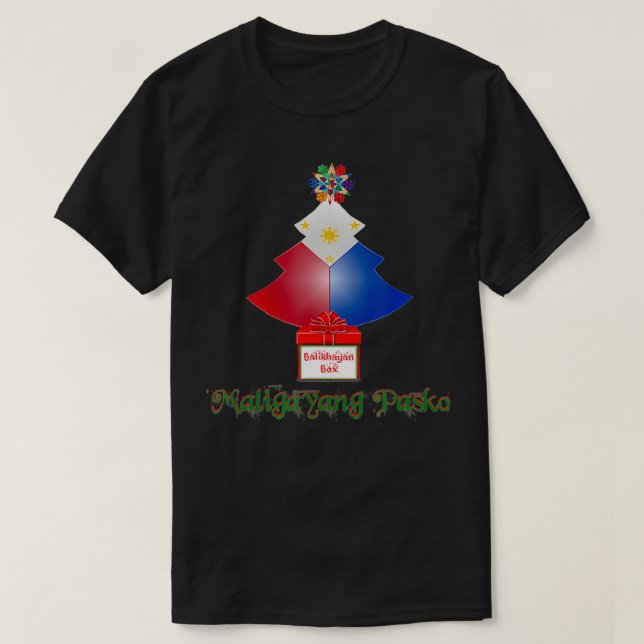 Camiseta Parque de Navidades filipinos Maligayang Pasko (Diseño del anverso)
