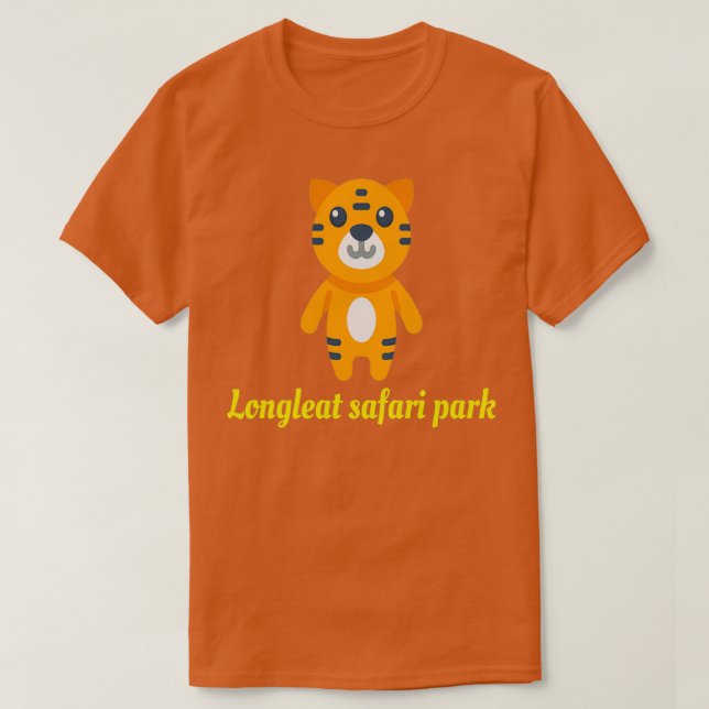 Camiseta parque de safari longleat (Diseño del anverso)