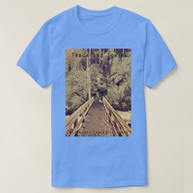 Camiseta Parque de vías y torre Algonquin (Diseño del anverso)