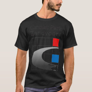 Camiseta parque del circuito de Zandvoort retro vintage chi