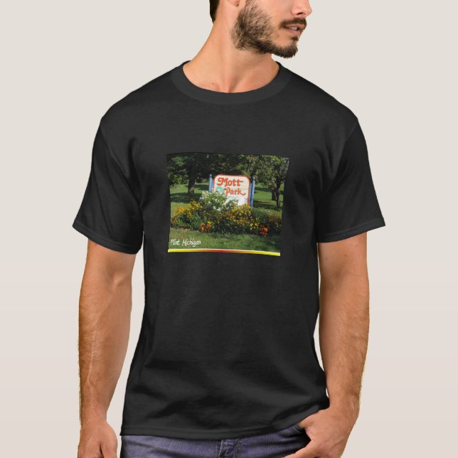 Camiseta parque del mott - pedernal Michigan (Anverso)