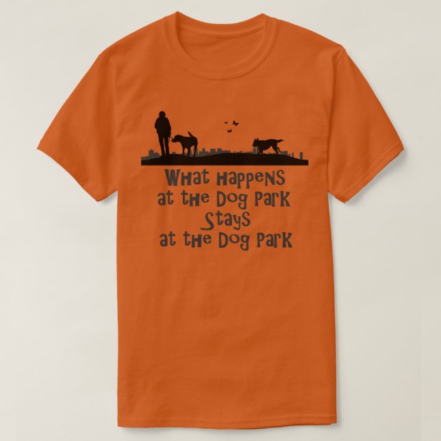 Camiseta Parque del perro (Diseño del anverso)