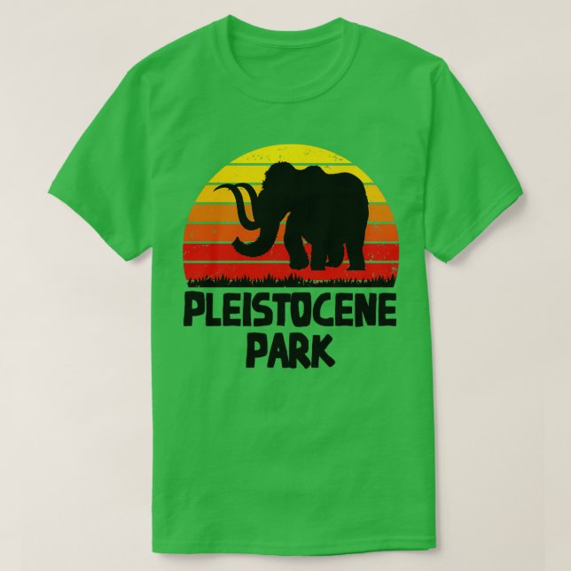 Camiseta Parque del Pleistoceno 1 (Diseño del anverso)