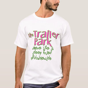 Camiseta Parque del remolque amplio profundo Fried Double
