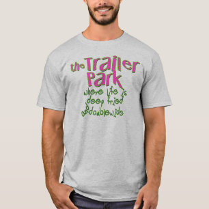 Camiseta Parque del remolque amplio profundo Fried Double