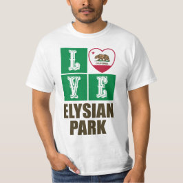 Camiseta Parque Elysian Heart State Flag de la República de