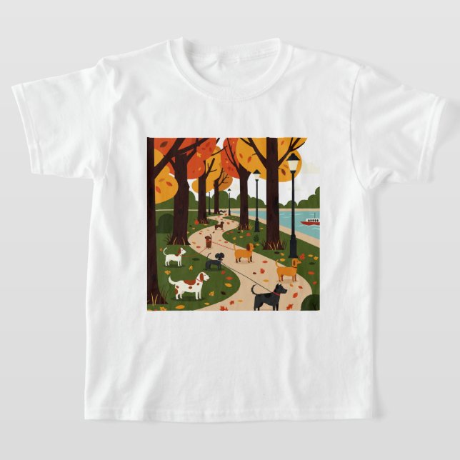 Camiseta Parque en otoño (Distribución)