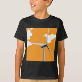Camiseta Parque eólico verde de Knowes