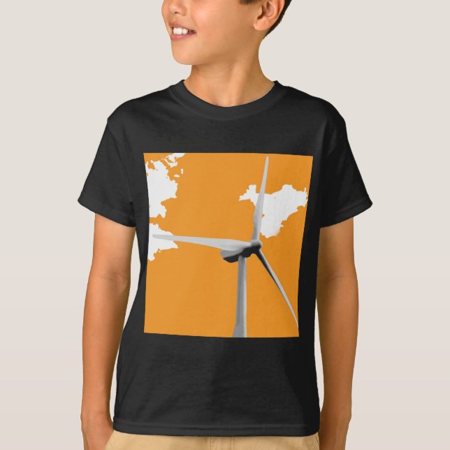 Camiseta Parque eólico verde de Knowes (Anverso)