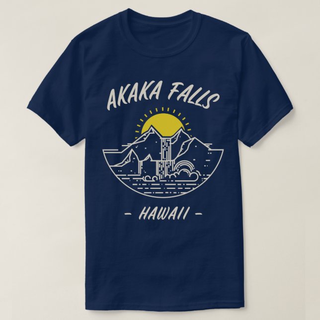 Camiseta Parque estatal Akaka Falls TShirt 1 (Diseño del anverso)