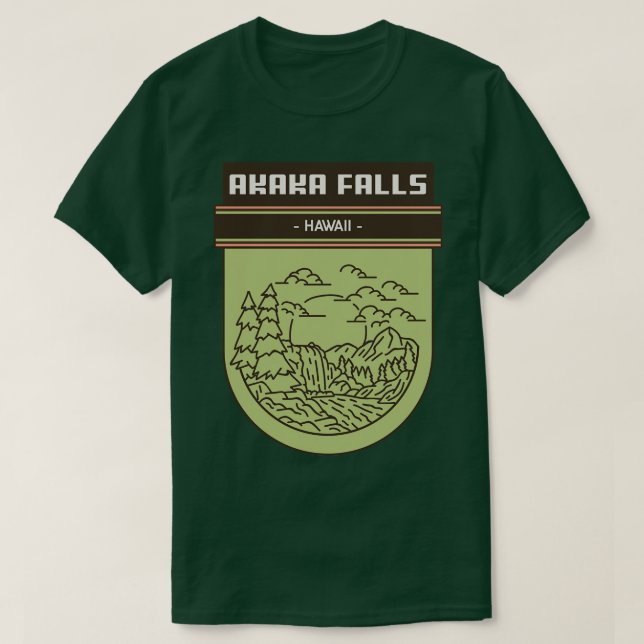 Camiseta Parque estatal Akaka Falls TShirt 2 (Diseño del anverso)