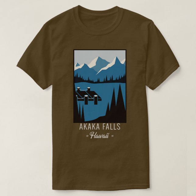 Camiseta Parque estatal Akaka Falls TShirt 3 (Diseño del anverso)