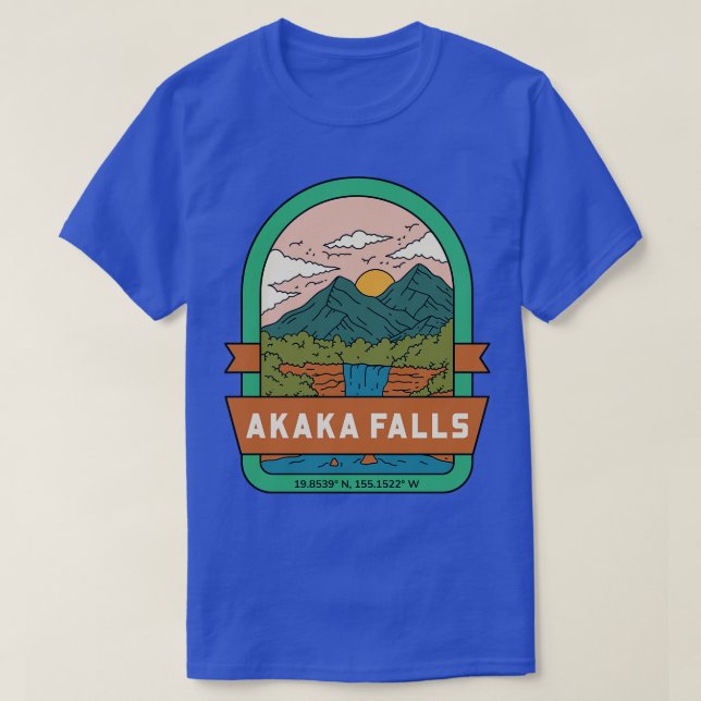 Camiseta Parque estatal Akaka Falls TShirt 4 (Diseño del anverso)