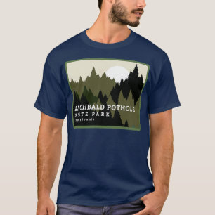 Camiseta Parque Estatal Archbald Pothole Bosque Pennsylvani