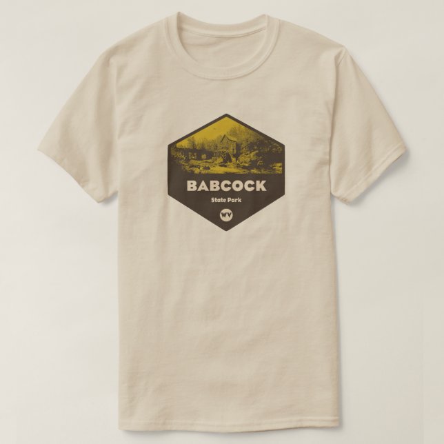 Camiseta Parque estatal Babcock Virginia Occidental (Diseño del anverso)