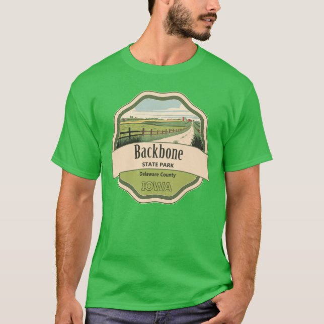 Camiseta Parque estatal Backbone (Anverso)