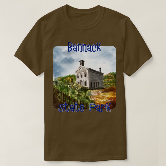 Camiseta Parque estatal Bannack Montana (Diseño del anverso)