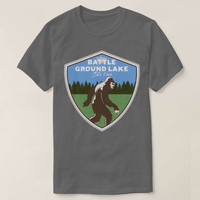 Camiseta Parque Estatal Battle Ground Lake Washington WA Bi (Diseño del anverso)