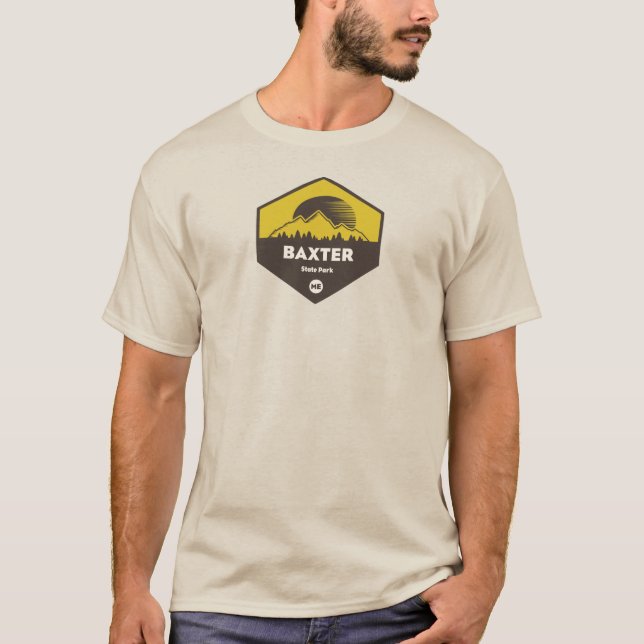 Camiseta Parque Estatal Baxter, Maine (Anverso)