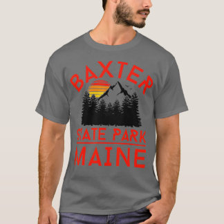 Camiseta Parque Estatal Baxter Montañas Maine al aire libre
