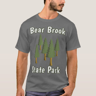 Camiseta Parque estatal Bear Brook New Hampshire Forest Woo