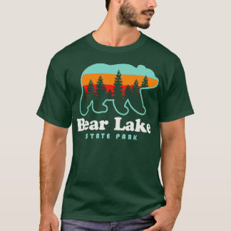 Camiseta Parque Estatal Bear Lake Utah, Bear Retro Sunset