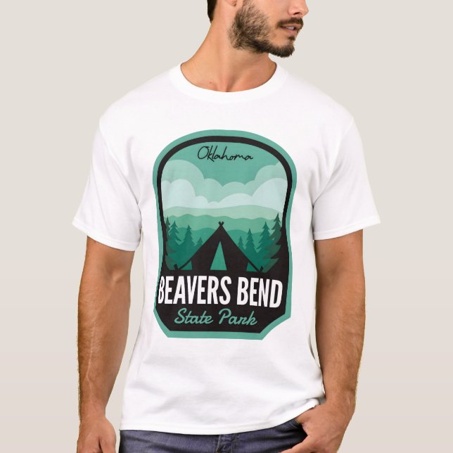 Camiseta Parque estatal Beavers Bend Camping OK (Anverso)