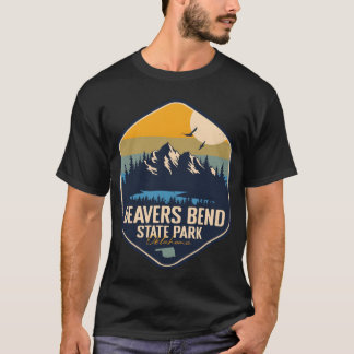 Camiseta Parque Estatal Beavers Bend Oklahoma OK Camping Re