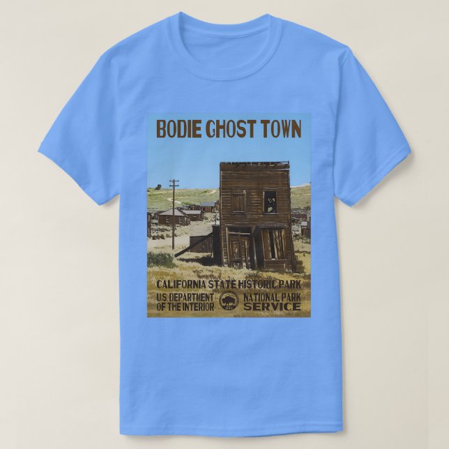 Camiseta Parque estatal Bodie Ghost Town California (Diseño del anverso)
