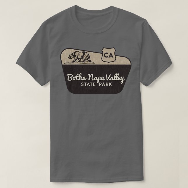 Camiseta Parque Estatal Bothe Napa Valley California Bienve (Diseño del anverso)
