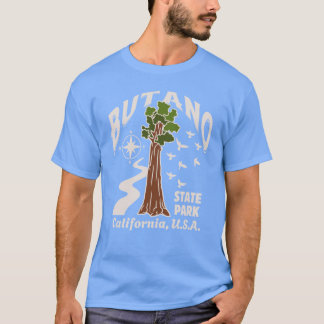 Camiseta Parque Estatal Butano California Estilo Vintage Te